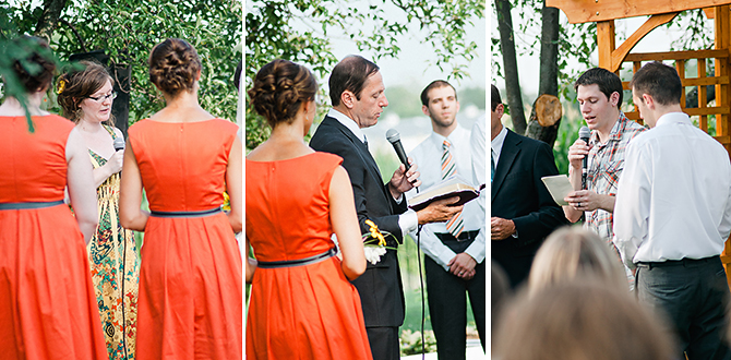 dayton wedding ceremony photography