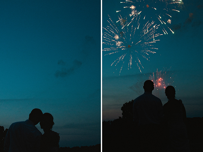dayton ohio wedding photography couple with fireworks