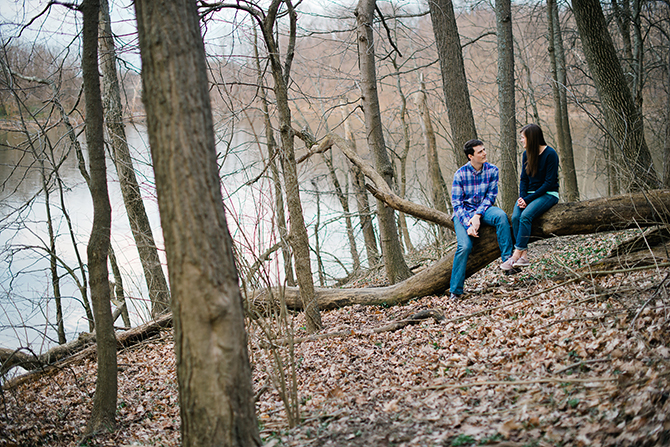 winton wood engagement portrait