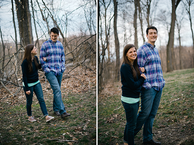 sunset engagement photos