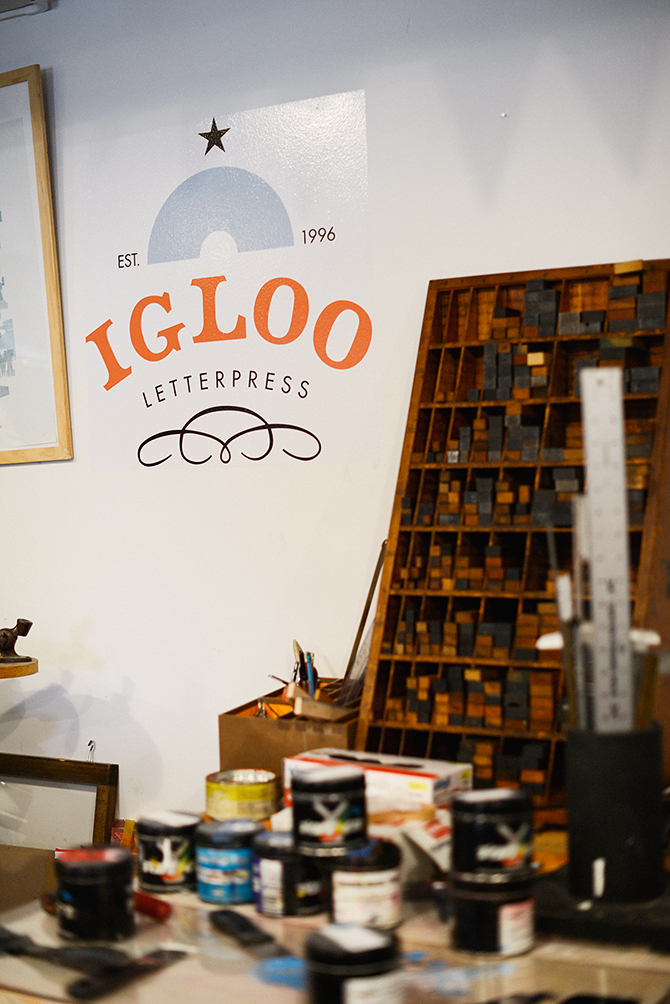 igloo letterpress in columbus ohio